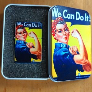 NIB Rosie the Riveter Zippo lighter